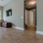 Wood-Look Tile Flooring in Hall