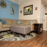 PVC Vinyl & Gray Carpet flooring sitting room